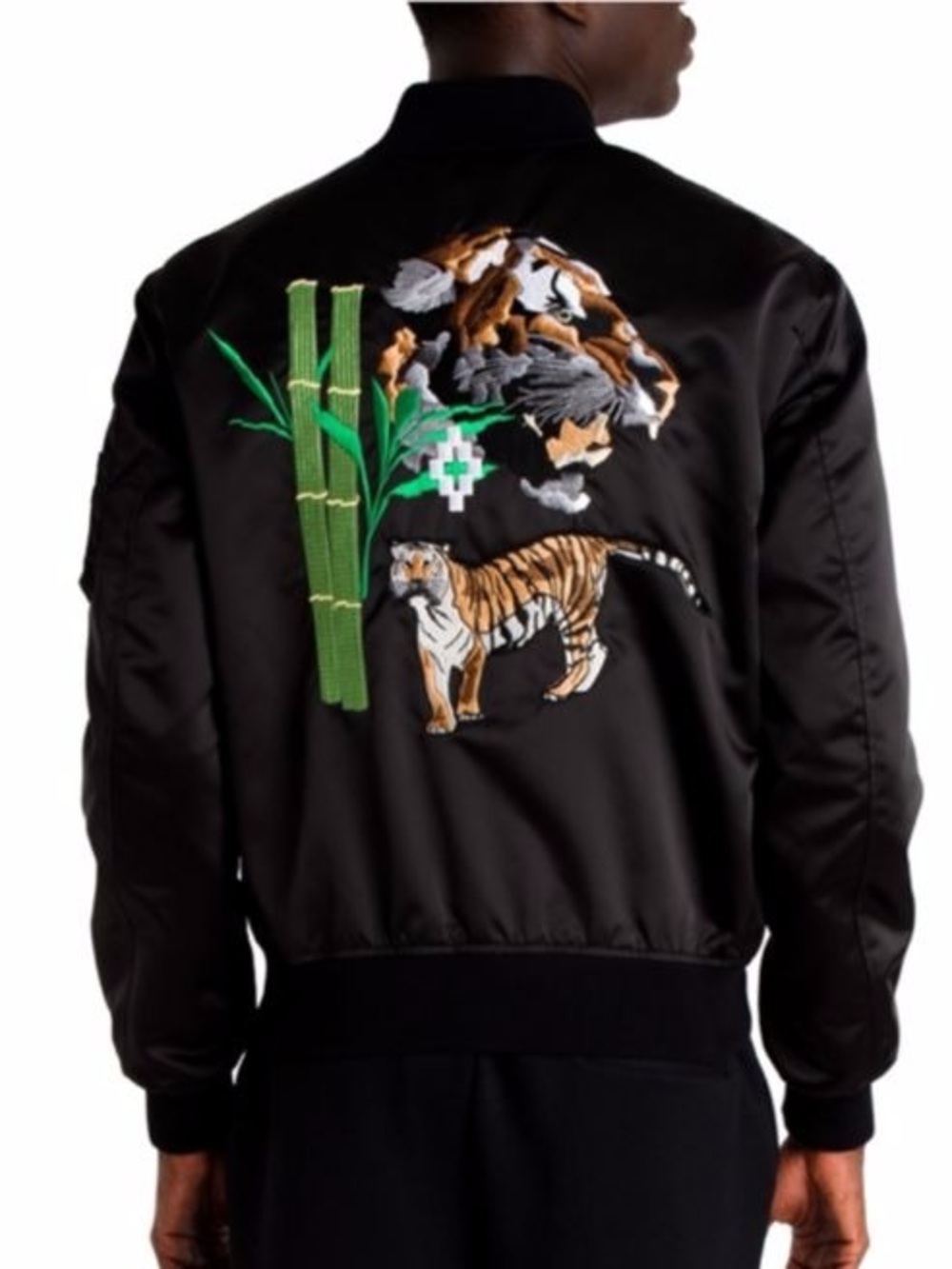 Marcelo Burlon Limited Edition Satin Bomber Jacket